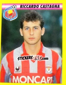 Figurina Riccardo Castagna - Calcio 1993-1994 - Merlin