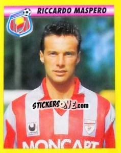 Sticker Riccardo Maspero - Calcio 1993-1994 - Merlin