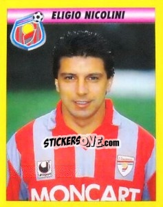 Figurina Eligio Nicolini - Calcio 1993-1994 - Merlin
