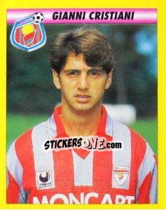Sticker Gianni Cristiani - Calcio 1993-1994 n. 48 - Merlin