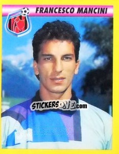 Figurina Francesco Mancini - Calcio 1993-1994 - Merlin