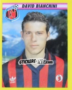 Sticker David Bianchini - Calcio 1993-1994 n. 53 - Merlin