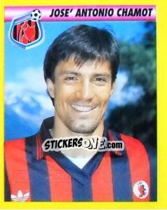 Sticker José Antonio Chamot - Calcio 1993-1994 - Merlin