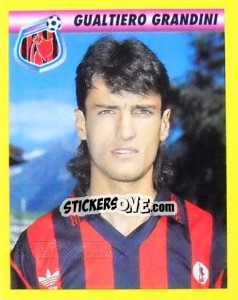 Sticker Gualtiero Grandini - Calcio 1993-1994 n. 58 - Merlin