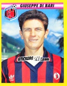 Figurina Giuseppe Di Bari - Calcio 1993-1994 - Merlin