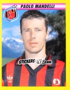 Sticker Paolo Mandelli - Calcio 1993-1994 n. 66 - Merlin