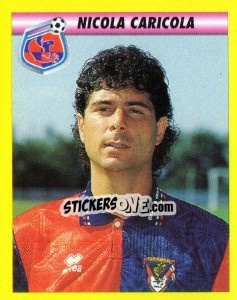 Figurina Nicola Caricola - Calcio 1993-1994 - Merlin