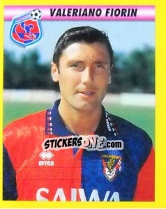 Sticker Valeriano Fiorin - Calcio 1993-1994 - Merlin