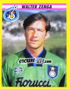 Figurina Walter Zenga - Calcio 1993-1994 - Merlin
