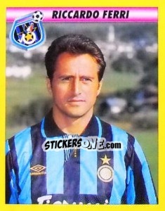 Sticker Riccardo Ferri - Calcio 1993-1994 - Merlin