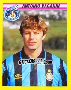 Sticker Antonio Paganin - Calcio 1993-1994 n. 89 - Merlin