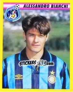 Figurina Alessandro Bianchi - Calcio 1993-1994 - Merlin