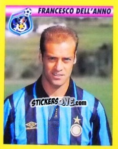 Sticker Francesco Dell'Anno - Calcio 1993-1994 n. 92 - Merlin