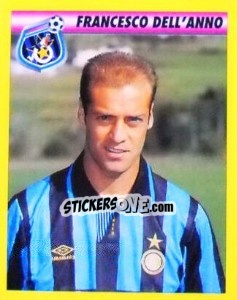 Sticker Francesco Dell'Anno - Calcio 1993-1994 - Merlin