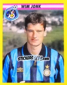 Figurina Wim Jonk - Calcio 1993-1994 - Merlin