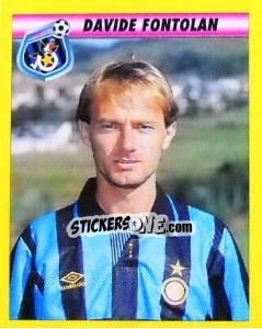 Sticker Davide Fontolan - Calcio 1993-1994 - Merlin
