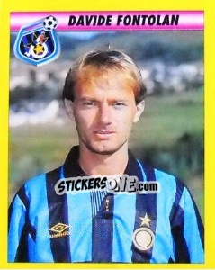 Sticker Davide Fontolan - Calcio 1993-1994 n. 97 - Merlin