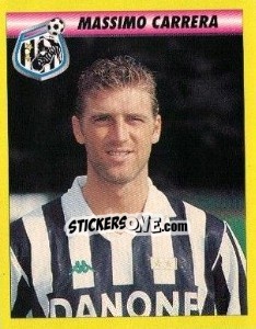 Cromo Massimo Carrera - Calcio 1993-1994 - Merlin