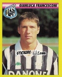 Figurina Gianluca Francesconi - Calcio 1993-1994 - Merlin