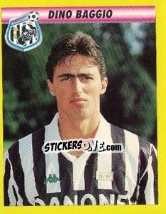 Figurina Dino Baggio - Calcio 1993-1994 - Merlin