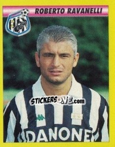 Figurina Roberto Ravanelli - Calcio 1993-1994 - Merlin