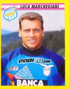 Sticker Luca Marchegiani - Calcio 1993-1994 - Merlin