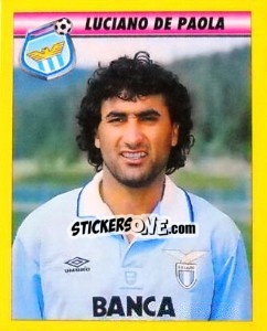 Cromo Luciano De Paola - Calcio 1993-1994 n. 123 - Merlin
