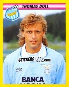 Figurina Thomas Doll - Calcio 1993-1994 n. 125 - Merlin