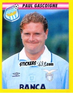 Sticker Paul Gascoigne - Calcio 1993-1994 - Merlin