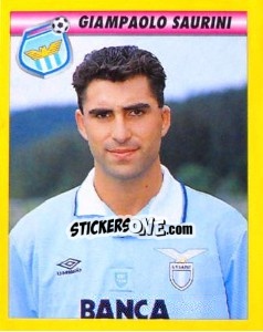 Sticker Giampaolo Saurini - Calcio 1993-1994 n. 131 - Merlin