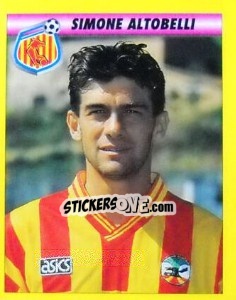 Cromo Simone Altobelli - Calcio 1993-1994 - Merlin