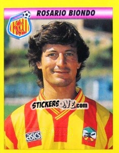 Sticker Rosario Biondo - Calcio 1993-1994 n. 134 - Merlin