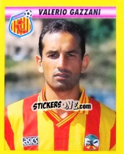 Sticker Valerio Gazzani - Calcio 1993-1994 - Merlin