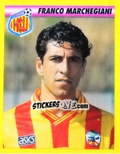 Sticker Franco Marchegiani - Calcio 1993-1994 n. 140 - Merlin