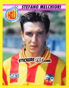 Sticker Stefano Melchiori - Calcio 1993-1994 - Merlin