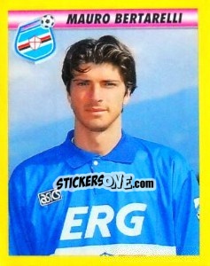 Sticker Mauro Bertarelli - Calcio 1993-1994 n. 258 - Merlin