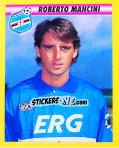 Sticker Roberto Mancini - Calcio 1993-1994 n. 259 - Merlin