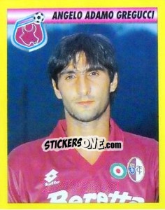 Figurina Angelo Adamo Gregucci - Calcio 1993-1994 - Merlin