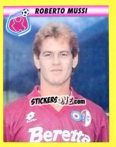 Sticker Roberto Mussi - Calcio 1993-1994 n. 265 - Merlin