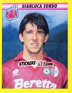Figurina Gianluca Sordo - Calcio 1993-1994 - Merlin