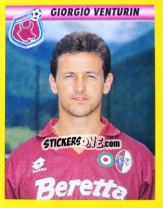 Sticker Giorgio Venturin - Calcio 1993-1994 - Merlin