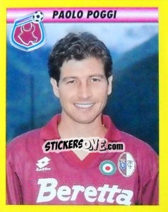 Sticker Paolo Poggi - Calcio 1993-1994 - Merlin