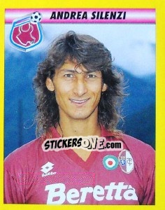 Figurina Andrea Silenzi - Calcio 1993-1994 - Merlin