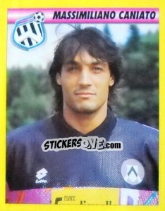 Figurina Massimiliano Caniato - Calcio 1993-1994 - Merlin