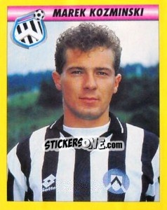 Sticker Marek Kozminski - Calcio 1993-1994 - Merlin