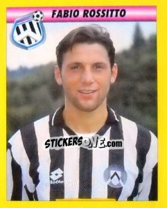 Figurina Fabio Rossitto - Calcio 1993-1994 - Merlin