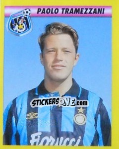 Sticker Paolo Tramezzani - Calcio 1993-1994 - Merlin
