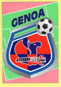 Cromo Genoa - Calcio 1993-1994 - Merlin