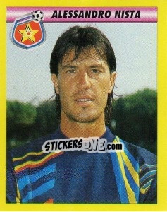 Figurina Alessandro Nista - Calcio 1993-1994 - Merlin