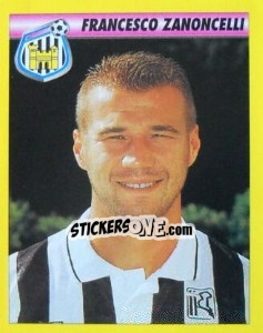 Sticker Francesco Zanoncelli - Calcio 1993-1994 - Merlin